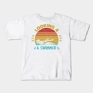 Looking For A Swimmer Kids T-Shirt